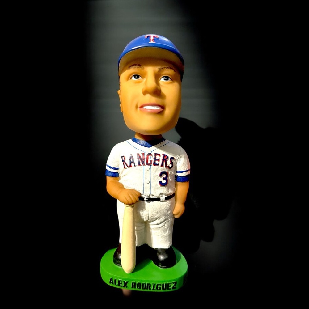 VTG.  Texas Rangers Bobblehead Doll - Alex Rodriguez collectable yr 2001